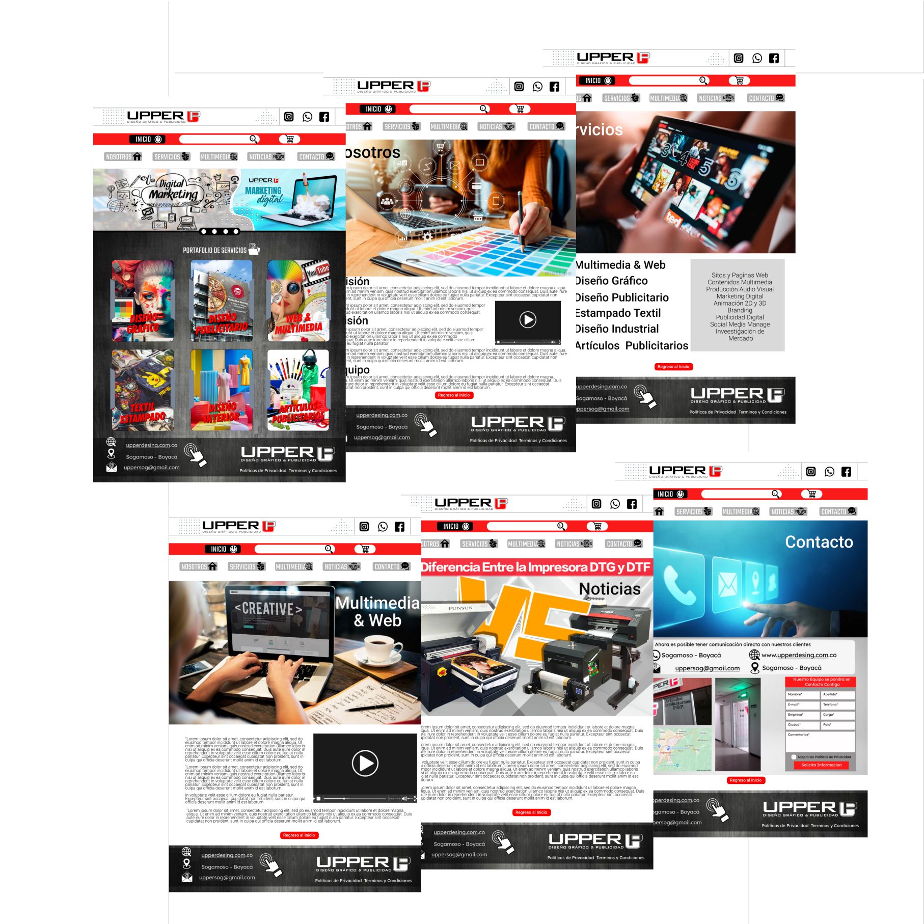 Imagen desarrollo y diseño web